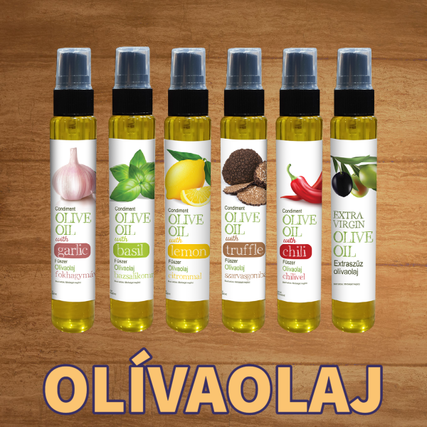 Fűszer olívaolaj spray