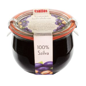 Prémium (100%-os) szilvalekvár, Csattos, 600g