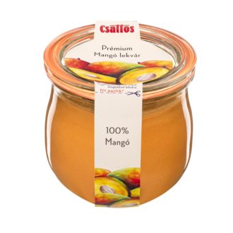 Prémium (100%-os) mangólekvár, Csattos, 340g