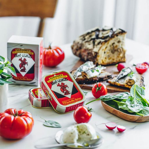 Szent György szardínia extraszűz olívaolajban, la belle-iloise, 115g