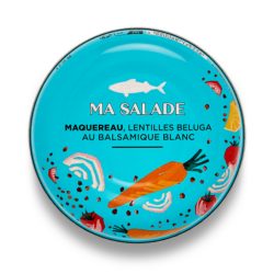   "Az Én Salátám" - Makrélasaláta beluga lencse, balzsamecet, la belle-iloise 175g