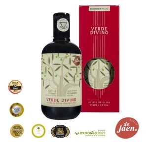 Korai szüretelésű extraszűz olívaolaj, bio Picual fajta, Verde Divino, 500ml