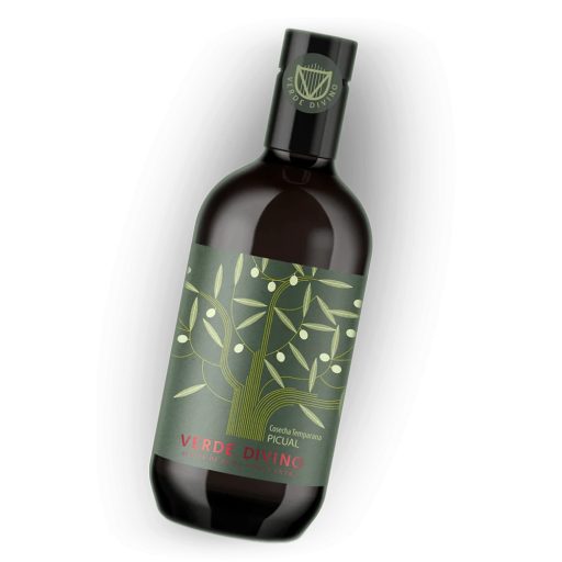 Korai szüretelésű extraszűz olívaolaj, Picual fajta, Verde Divino, 500ml