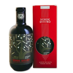 Korai szüretelésű extraszűz olívaolaj, Picual fajta, Verde Divino, 500ml