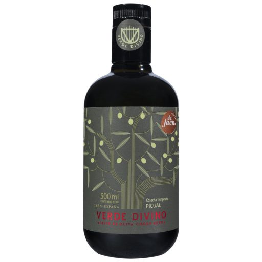 Korai szüretelésű extraszűz olívaolaj, Picual fajta, Verde Divino, 500ml