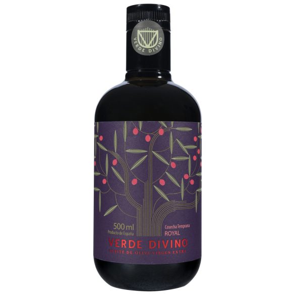 Korai szüretelésű extraszűz olívaolaj, Royal fajta, Verde Divino, 500ml