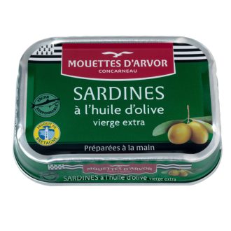   Szardínia extraszűz olívaolajban, Mouettes d'Arvor, 115g