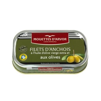 Szardellafilé olívabogyóval, Mouettes d'Arvor, 69g