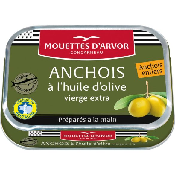 Szardella extraszűz olívaolajban, Mouettes d'Arvor, 100g