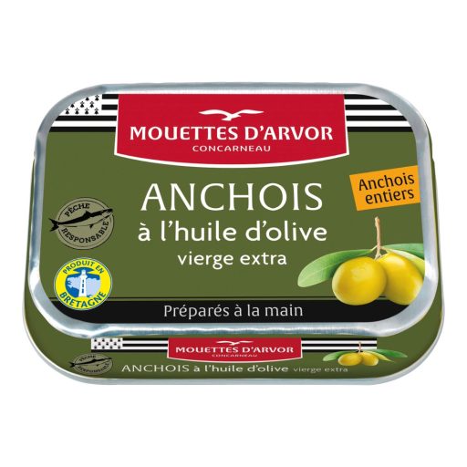 Szardella extraszűz olívaolajban, Mouettes d'Arvor, 100g