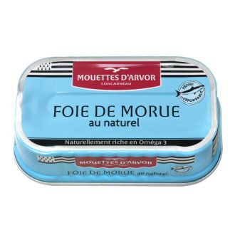 Tőkelhalmáj saját olajában, bio citrommal, Mouettes d'Arvor, 120g