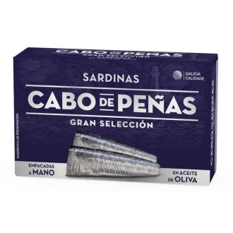   Galiciai prémium szardínia olívaolajban, Cabo de Peñas, 120g