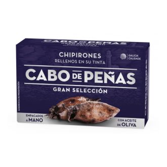   Galiciai prémium bébi tintahal (chipirones) saját tintájában, Cabo de Peñas, 111g