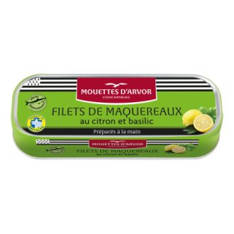   Citromos-bazsalikomos makrélafilé, Mouettes d'Arvor, 176g