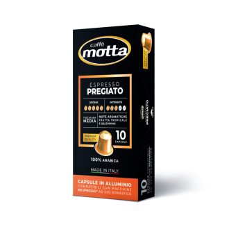  Dél-olasz prémium arabica espresso, Nespresso-kompatibilis alumínium kávékapszula, Caffè Motta, 10db, 55g