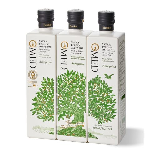 Korai szüretelésű extraszűz olívaolaj, Arbequina fajta, O-med Oil, 500ml