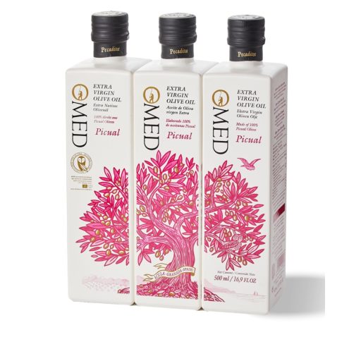Korai szüretelésű extraszűz olívaolaj, Picual fajta, O-med Oil, 500ml