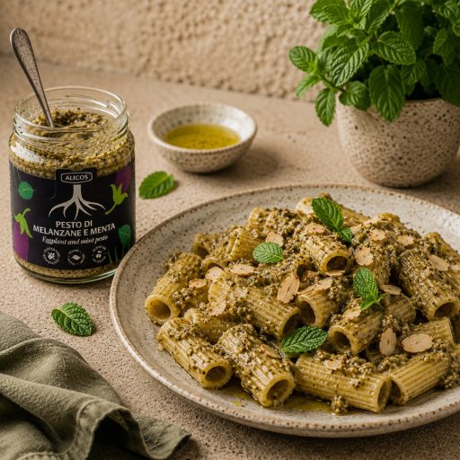 Padlizsánpesto mentával, Alicos, 190g
