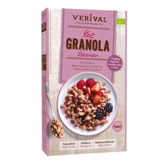Tiroli bio bogyós gyümölcsös granola, Verival, 375g