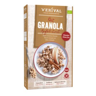 Tiroli bio almás-fahéjas granola, Verival, 325g