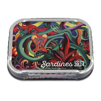   Gyűjtői, évjáratos szardínia (Ville Bleue 2024) extra szűz olívaolajban, Mouettes d’Arvor, 115 g
