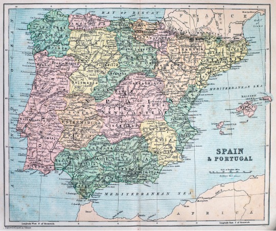 Spanyolország térkép Galicia