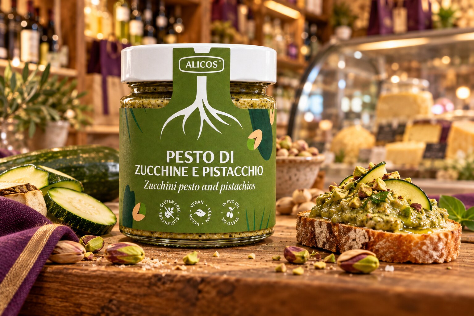 Alicos cukkinipesto