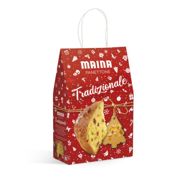 Panettone karácsonyi csomagolásban