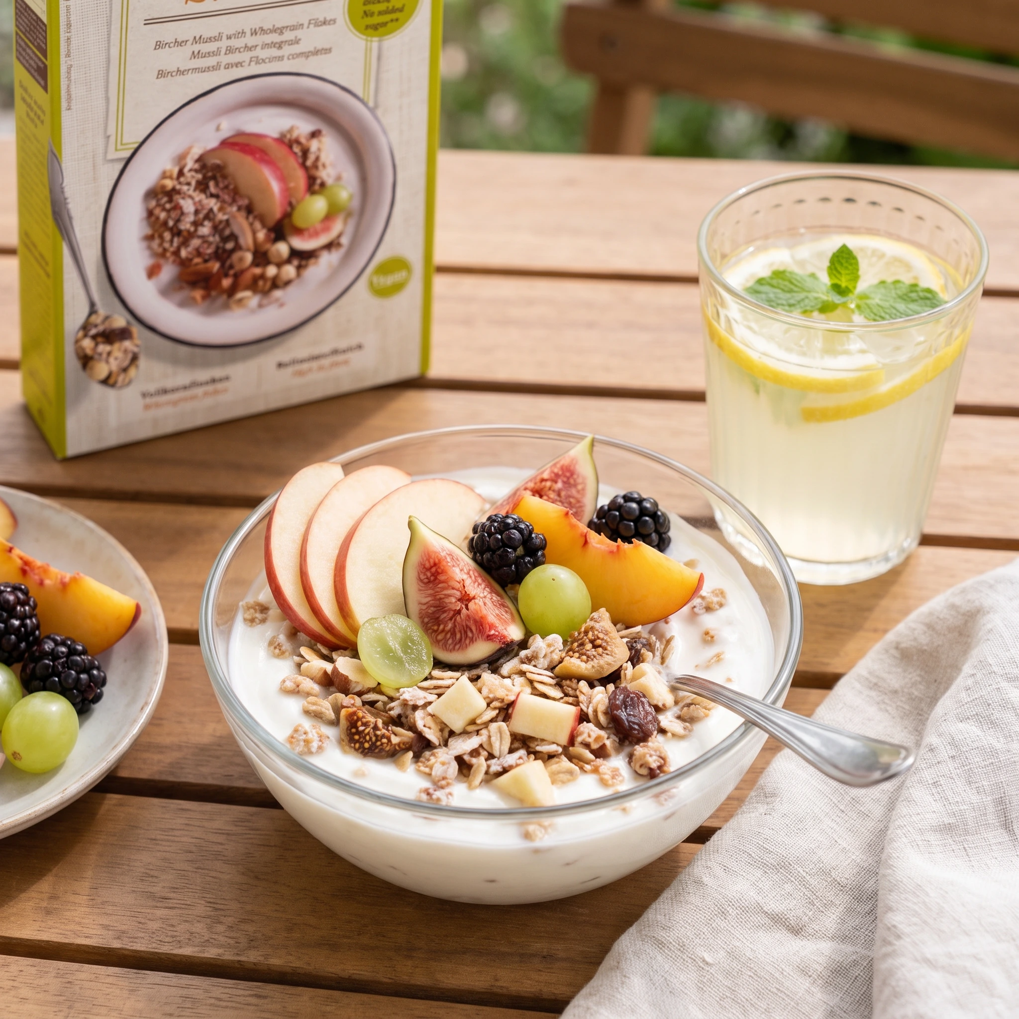 Bio bircher müzli reggelire