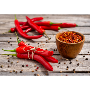 Cayenne paprika chilis földimogyoróhoz