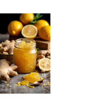 Konfitált citrom és konfitált gyömbér