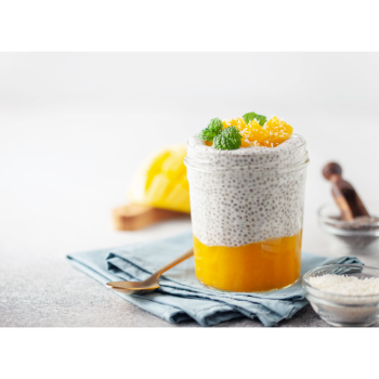 Chiamagos desszert mangó lekvár felhasználásával