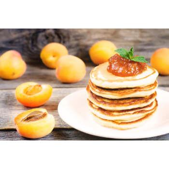 Palacsinta sárgabaracklekvár felhasználásával