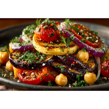 Szegedi fűszerpaprika őrlemény sült zöldségekkel