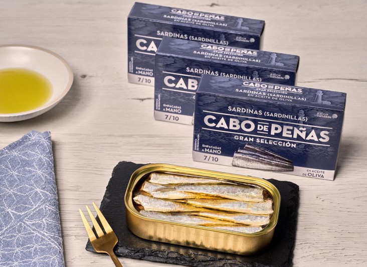 Apró szardínia olívaolajban – galíciai halkonzerv Spanyolországból