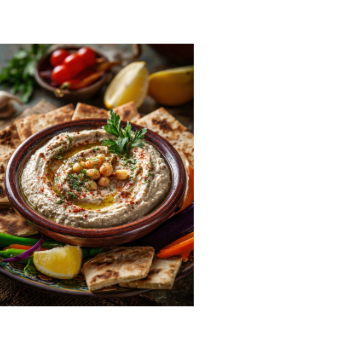 Humusz készítése tahini felhasználásával