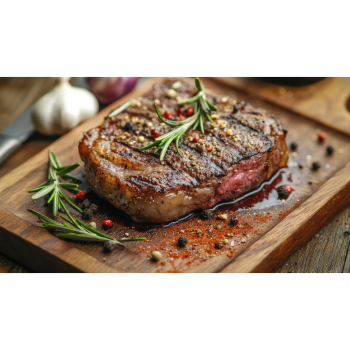 Steak fűszerezése csípős tört paprikával